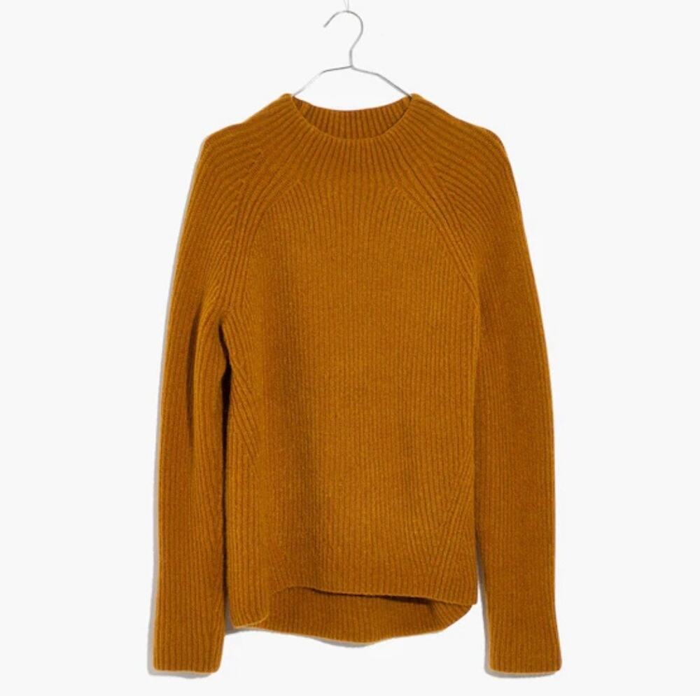 Madewell Northfield Sweater Golden Harvest Size Small